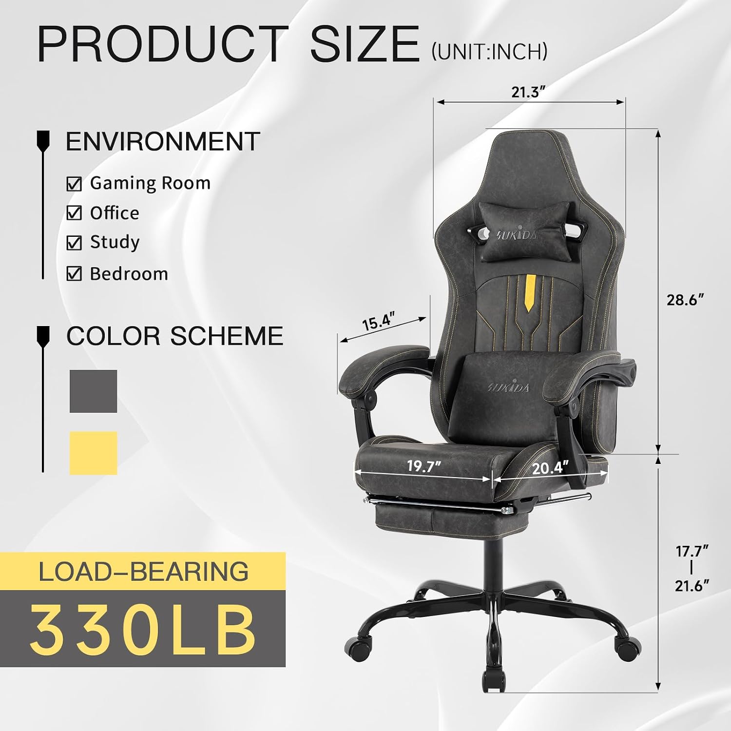 Chaise de jeu avec repose-pied - Massage avis et prix