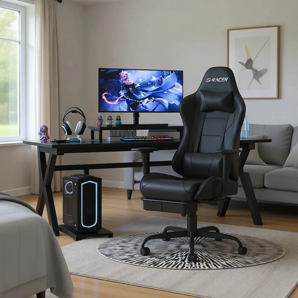 Chaise de jeu avec repose-pied - Massage avis et prix