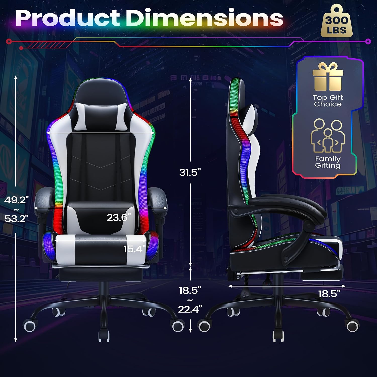 Chaise de jeu Homall, chaise e - Massage avis et prix